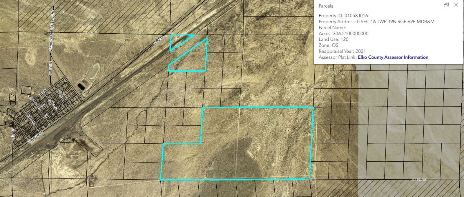 Sec 16 Twp 39n Rge 69e Mdb&m Nv Parcel Property Photo 3