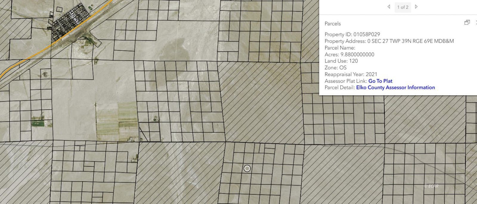 Sec 27 Twp 39n Rge 69e Mdb&m Nv Parcel Property Photo 4