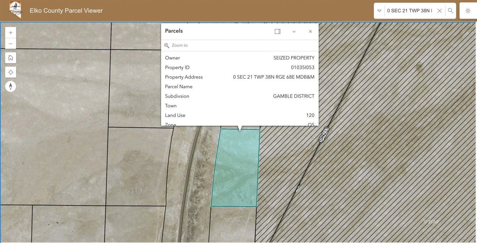 Sec 21 Twp 38n Rge 68e Mdb&m Nv East Property Photo 1